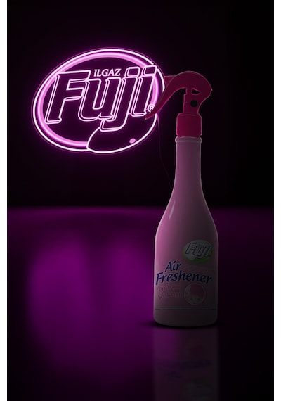 Fuji Pudra Oda Spreyi 400 Ml - 6'lı Eko Paket Air Freshener Neon Pudra Oda Kokusu