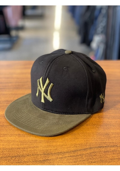Hamze Ny New York Nakış Hip-hop Snapback Rapper Basket Beyzbol Şapka Cap Siyah - Haki