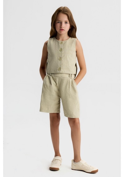 Nk Kids Kız Çocuk Lara Yelek Nk-31367-y Yeşil