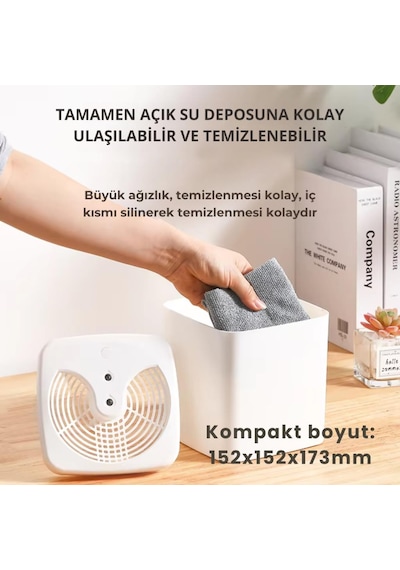 Polham 3 Litre Ultrasonik Hava Nemlendirici, Buhar Makinası Sprey, Koku Eklenebilir Çift Püskürtmeli Nemlendirici