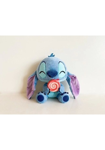 0563 Sun-lfn-peluş Stıtch Lolipop 25 Cm Stch Mavi