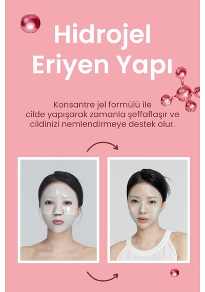 Seoulface Kolajen Hydrojel Şeffaflaşan Eriyen Maske 34 Gr 10 Adet