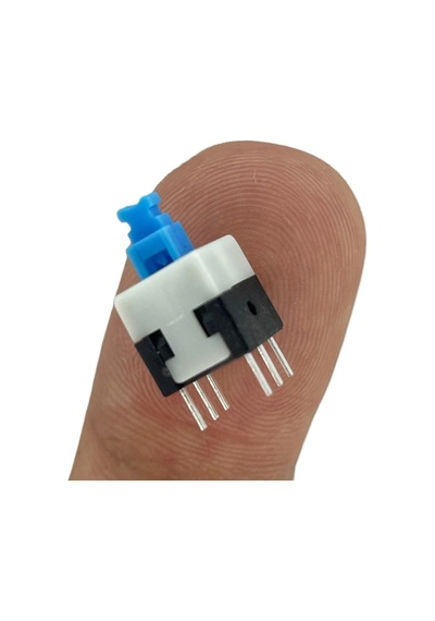 Ic-199 6 Pinli Bacaklı Yaylı Push Buton 8x8mm