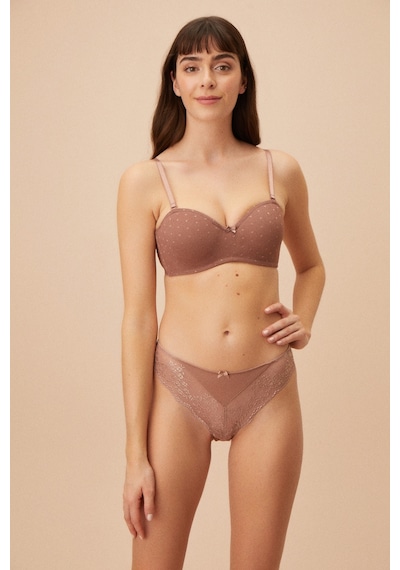 Suwen New Diana Straplez Sütyen Sw5665100 Vizon