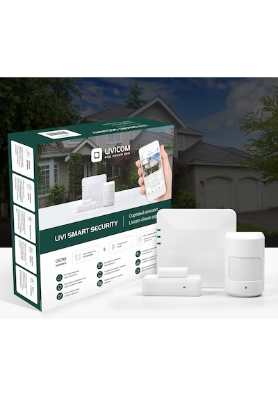 Livi Smart Home Akıllı Ev Güvenlik Sistemi (4 Cihaz + 1 Yıllık Ab