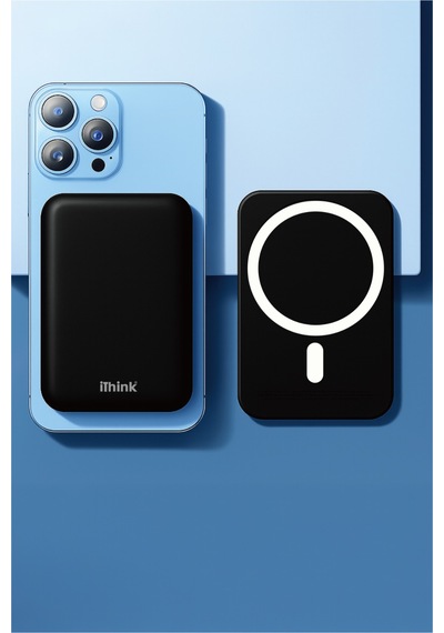 İthink Powerbank Magsafe 15 W 5000 Mah Pb-900 Siyah Siyah