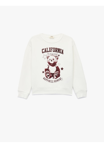 Koton Ayıcık Baskılı Uzun Kollu Bisiklet Yaka Sweatshirt Ekru 6wkg10259ak Ekru Koton Ayıcık Baskılı Uzun Kollu Bisiklet Yaka Sweatshirt Ekru 6wkg10259ak Ekru