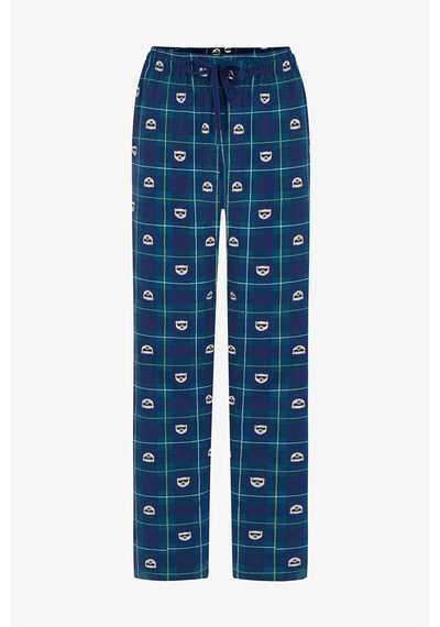 Penti Erkek White Zone Pantolon Uzun Kollu Pijama Takımı Çok Renkli