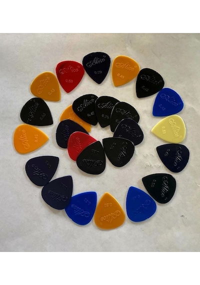 Alice Ap-25p Karışık 25 Adet Gitar Penası