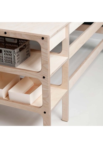 Woodesk Origo Ahşap Çalışma Masası, Natural Renk Cpt4643-100