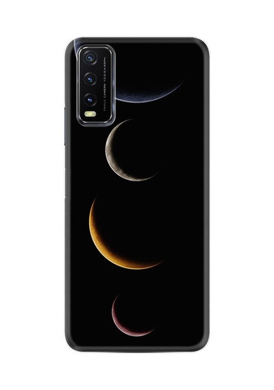 Vivo Y12s Kılıf Resimli Desenli Silikon Platinium Series Gezegenler 1901