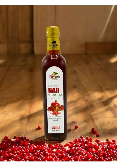 Doğal Nar Sirkesi 500 Ml Katkısız Nar Sirkesi