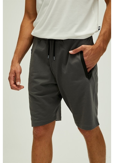 Bad Bear Erkek Şort Miles Sweatshort-23328 Antrasit
