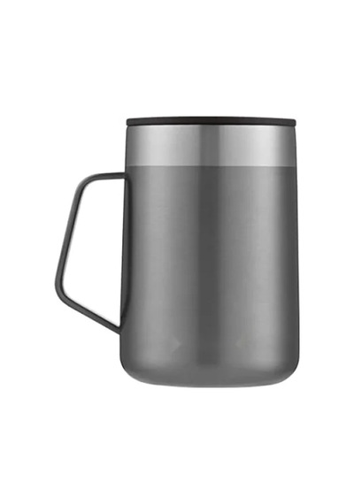 Vakumlu Masa Kupası, 420 Ml, Antrasit Acı Kahve