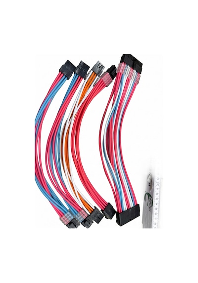 24 Pin Kollu Uzatma Kablosu Ve 8 Pin Uzatma Kabloları Pc V