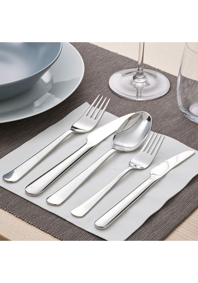 Ikea Dragon Tatlı Bıçağı, Paslanmaz Çelik, 18 Cm, 6 Adet çok renkli