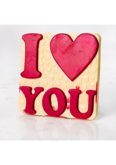 Nin Chocolate I Love You Fildişi Tablet Çikolata