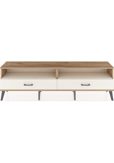 Arges Tv Ünitesi 2 Raflı 2 Çekmeceli 176x30x51 Çam-aytaşı/aytaşı Aytası/aytası