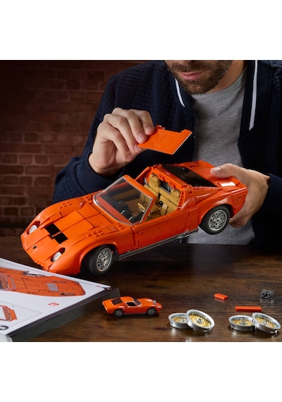 Mattel Brick Shop Hot Wheels 71 Lamborghini Miura P400 Sv Yapım