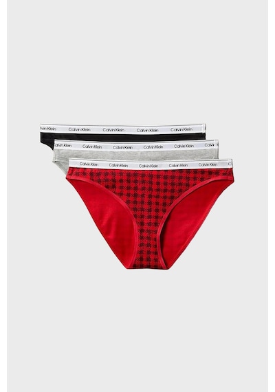 Calvin Klein Bayan Külot 000qd5207e 31w Siyah-kırmızı-gri Siyah-kırmızı-gri