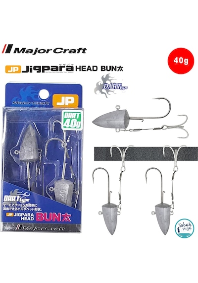 Major Craft Jigpara Head Bun Jpbu-Dart 40Gr  2/0