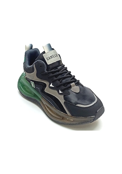 Gamelu 23km Sova Memory Taban Erkek Spor Ayakkabı Sneaker Siyah