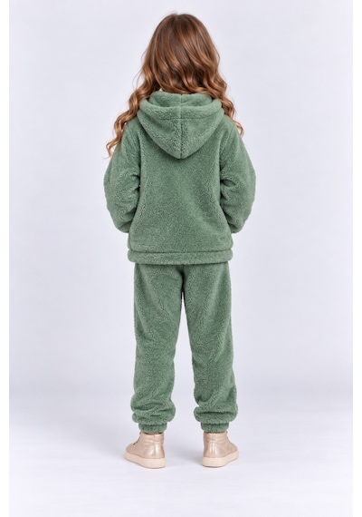 Ahengim Kız Çocuk Peluş Eşofman Takımı Kapüşonlu Ayıcık Desenli 2 Li Sıcak Tutan Kışlık Takım Ak4131 Yeşil Ahengim Kız Çocuk Peluş Eşofman Takımı Kapüşonlu Ayıcık Desenli 2 Li Sıcak Tutan Kışlık Takım Ak4131 Yeşil