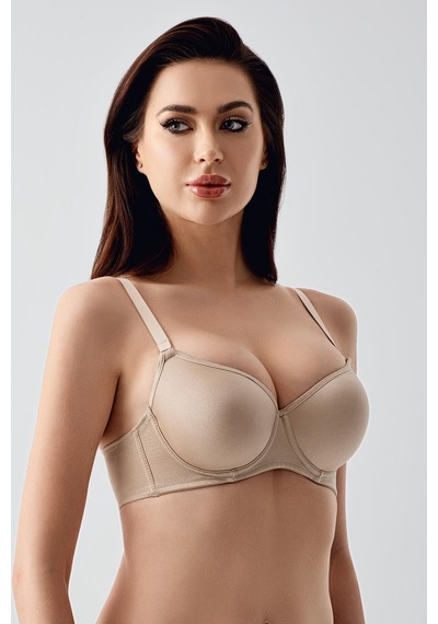 New Bra Kadın C Kap Desteksiz Sütyen Camel 7900 Camel