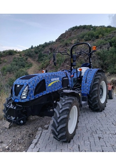 New Holland T 580 B Faz 5 Alt Depolu Traktör Kılıfı Branda-2024 Model - Kaporta Ve Koltuk Kılıfı+çamurluk Kılıfı