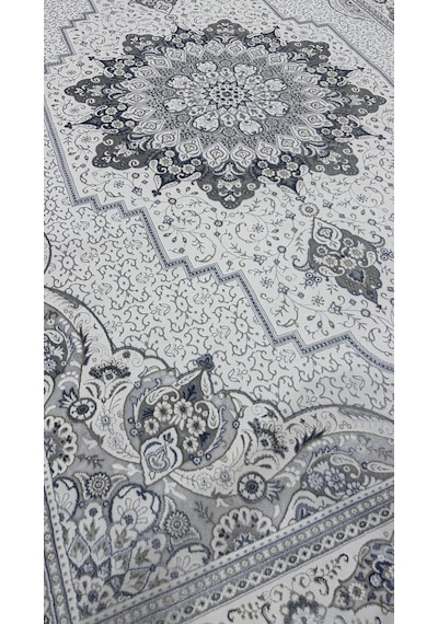 Safyün Halı Kadife Kf500 Gri Mavi 200 X 290 Renkli