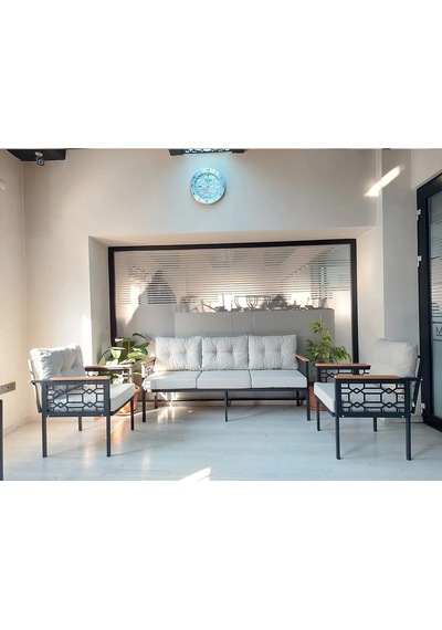 İnci Balkon-bahçe-kafe Çay Seti Koltuk Oturma Takımı-oturma Grubu Çstakımlazer Krem İnci Balkon-bahçe-kafe Çay Seti Koltuk Oturma Takımı-oturma Grubu Çstakımlazer Krem