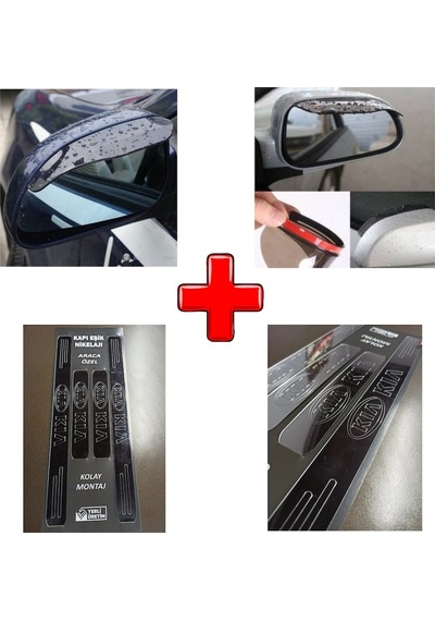 Kia Shuma Uyumlu Kapı Eşiği Ve Ayna Yağmur Koruyucu (554254273)