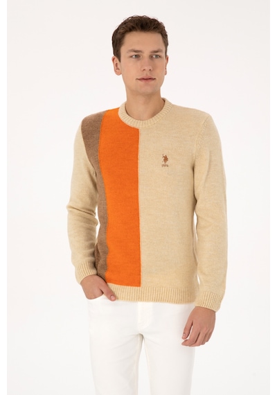 U.s. Polo Assn. Erkek Vanilya Kazak /triko 50314955-vr110 Vanılya
