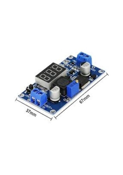 Arduino Lm2596s Ayarlanabilir Gerilim Gösteren Ledli Gerilim Azaltıcı Modülü