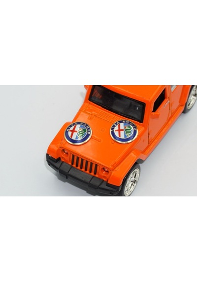 Alfa Romeo Oto Anahtar 3M Metal Alaşım Logo 2Li Set (262918622)