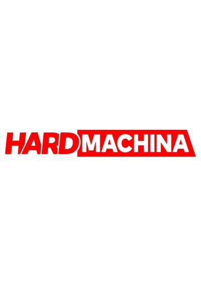 Hard Machine Sticker 17x17 Cm Kırmızı