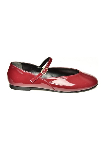 Fox Shoes U272900208 Bordo Rugan Kadın Babet Bordo-rugan Bordo