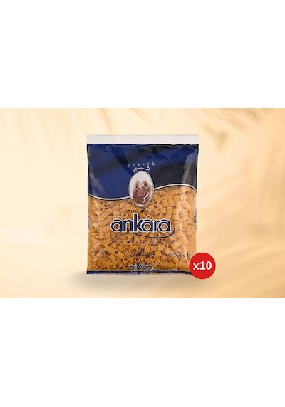 Nuh'un Ankara Yüksük Makarna 500 Gr X 10 Paket