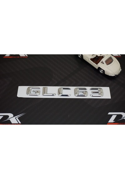 GLC63 Bagaj Krom Metal 3M 3D Yazı Logo