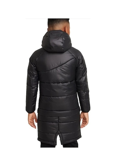 Nike Therma Fit Academy Pro 2in1 Çocuk Siyah Kapüşonlu Mont Dj6363-010 Siyah