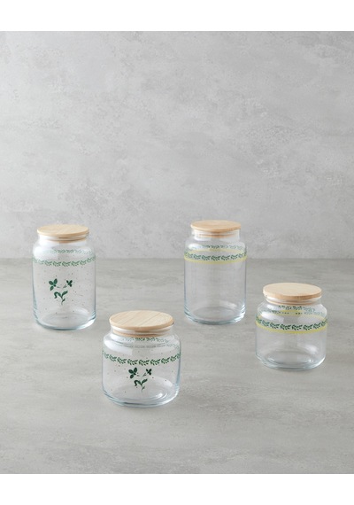 English Home Melie Cam Kavanoz 630 Ml Yeşil Yeşil