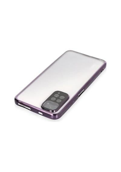 Xiaomi Redmi Note 11 Uyumlu Kılıf Lensli Silikon - Mor