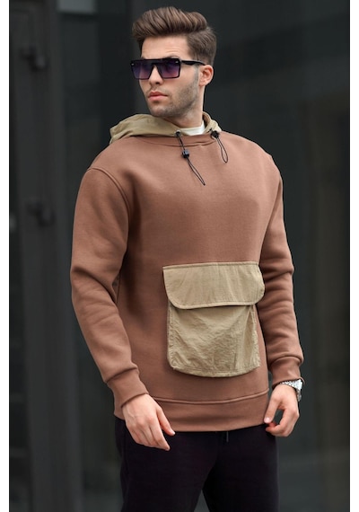 Madmext Acı Kahve Kanguru Cep Kapüşonlu Erkek Sweatshirt 6138-acı Kahverengi Acı Kahverengi Madmext Acı Kahve Kanguru Cep Kapüşonlu Erkek Sweatshirt 6138-acı Kahverengi Acı Kahverengi