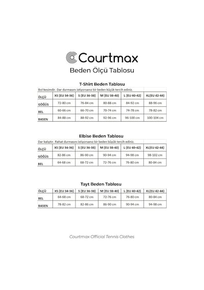Courtmax Sport Siyah T-Shirt Çok Renkli