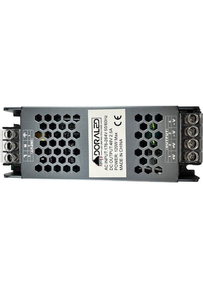 48v 2.5a 120w Slim Adaptör 48 Volt 2.5 Amper Adaptör