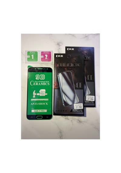 3 Adet Samsung Galaxy J7 Pro İle Uyumlu 9d Ceramics Ekran Koruyucu
