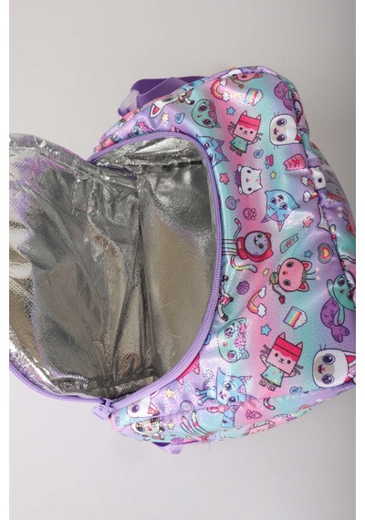 X Dekomus Lisanslı Gabby S Dollhouse Meow Magic Collection Termoslu Beslenme Çantası Altın