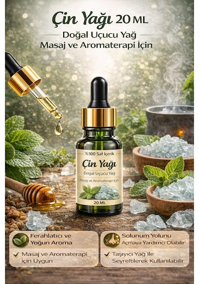 Life Çin Yağı 20 Ml %100 Doğal Uçucu Yağ Masaj Ve Aromaterapi İçin Diğer