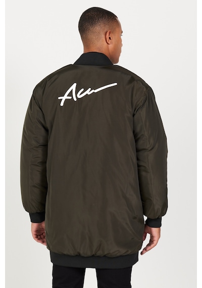 Ac&Co / Altınyıldız Classics Erkek Hakı Oversize Geniş Kesim Kolej Yaka Mont Haki