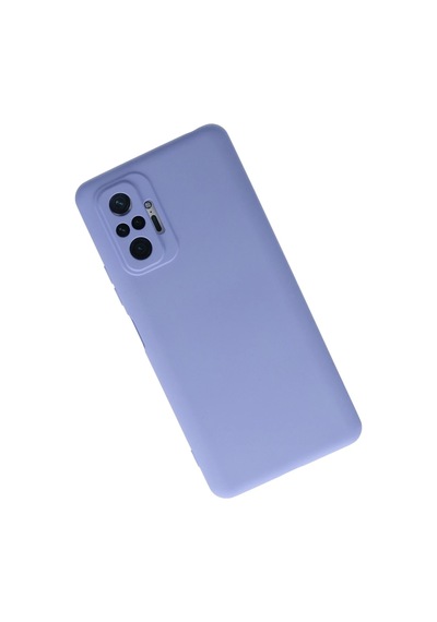 Cosmotex Newface Xiaomi Redmi Note 10 Pro Kılıf Nano İçi Kadife Silikon - Lila